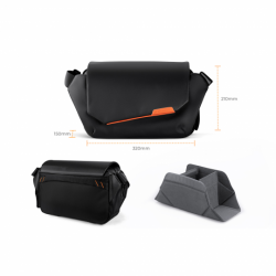 Torba fotograficzna K&F Concept Urban Wander 14 Sling Bag 10 l - czarna